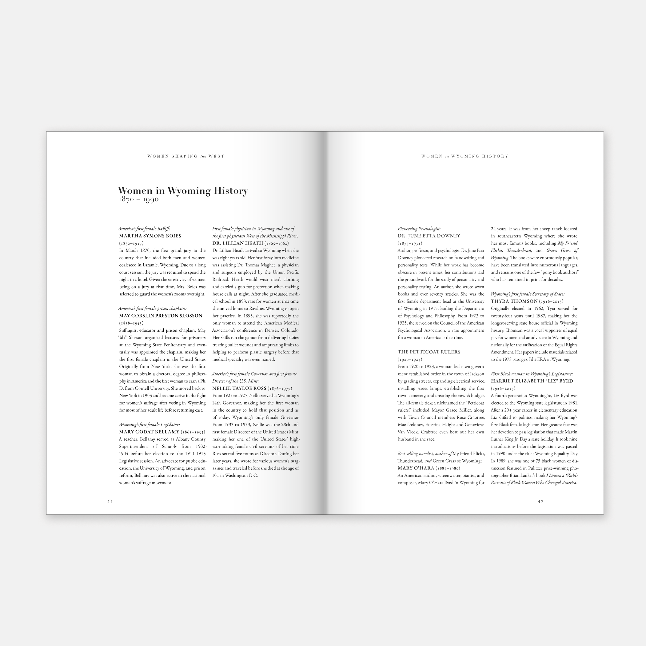 Women Shaping the West